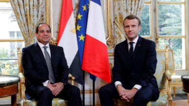 الرئيس السيسي وماكرون