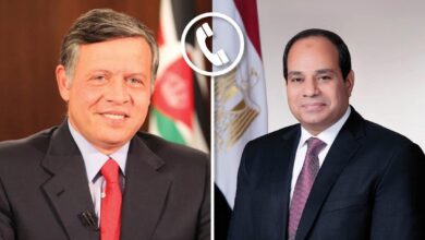 الرئيس السيسي وملك الأردن
