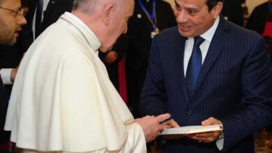 الرئيس السيسي والبابا فرانسيس