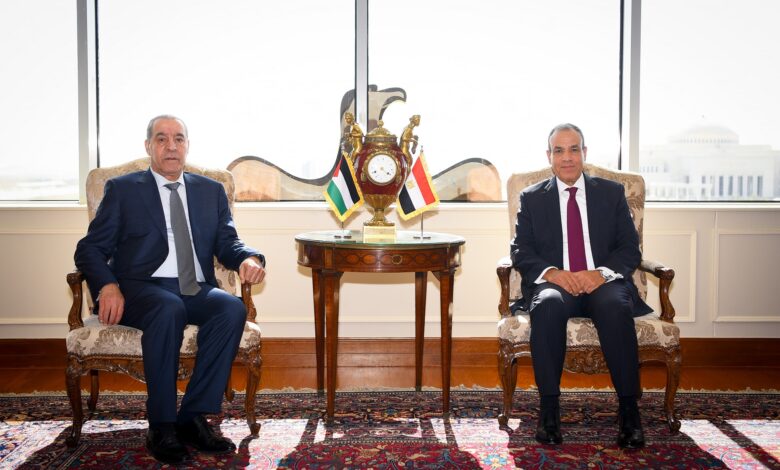 لقاء وزير الخارجية ونائب الرئيس الفلسطيني