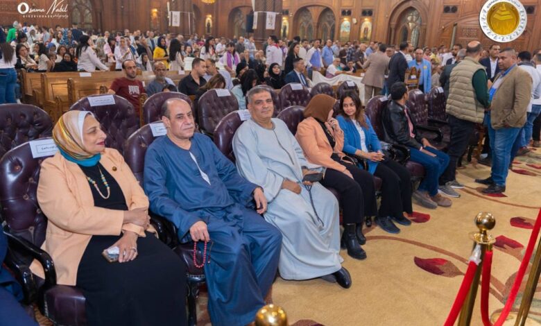 زيارة وفد حزب الشعب الجمهوري لكنيسة ماري جرجس بالفيوم