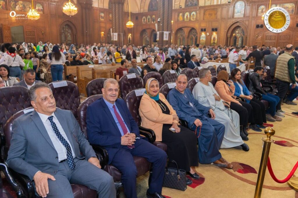 زيارة وفد حزب الشعب الجمهوري لكنيسة ماري جرجس بالفيوم
