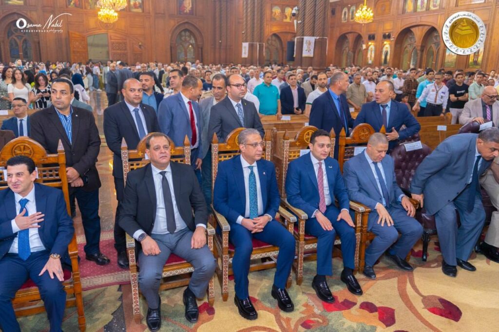 زيارة وفد حزب الشعب الجمهوري لكنيسة ماري جرجس بالفيوم