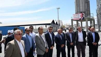 افتتاح محطة الصب الجاف