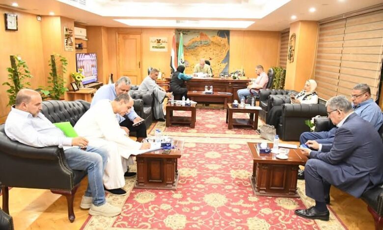 لقاء محافظ الفيوم بالنواب