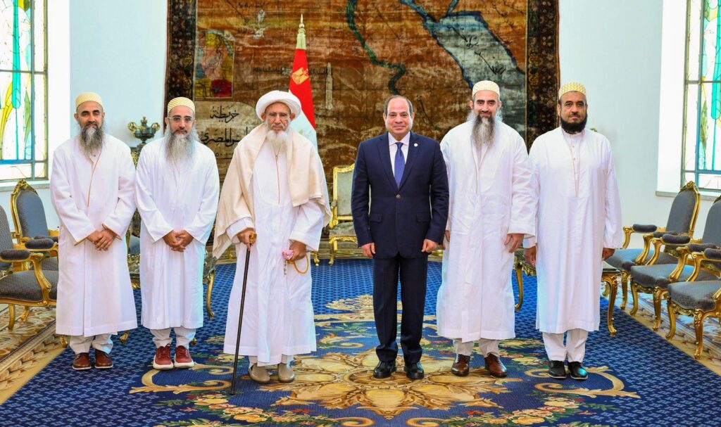 الرئيس السيسي يستقبل سلطان طائفة البهرة
