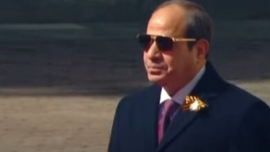 الرئيس السيسي من احتفالات يوم النصر بموسكو