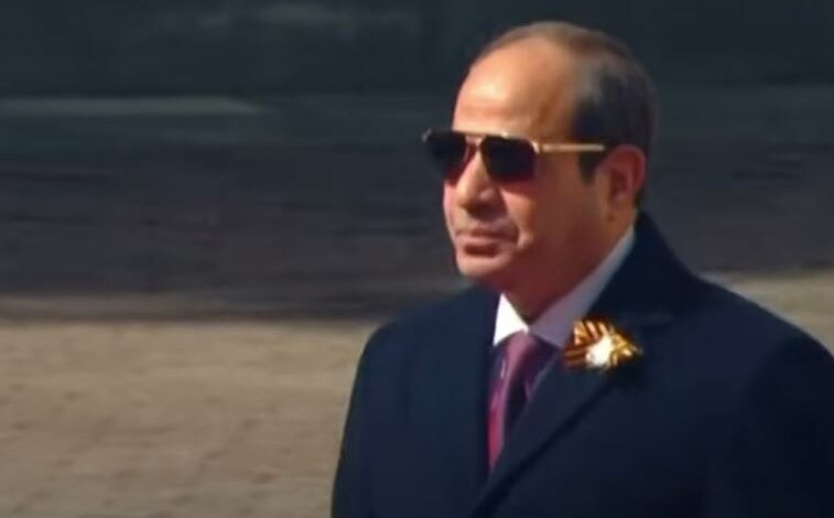 الرئيس السيسي من احتفالات يوم النصر بموسكو