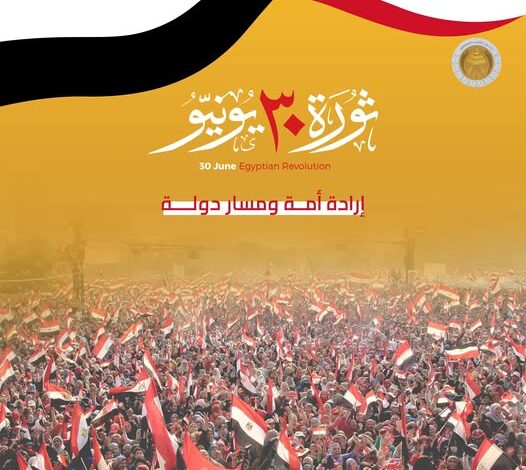 ذكرى ثورة 30 يونيو
