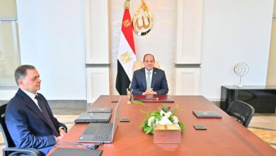 اجتماع الرئيس السيسي ووزير الداخلية
