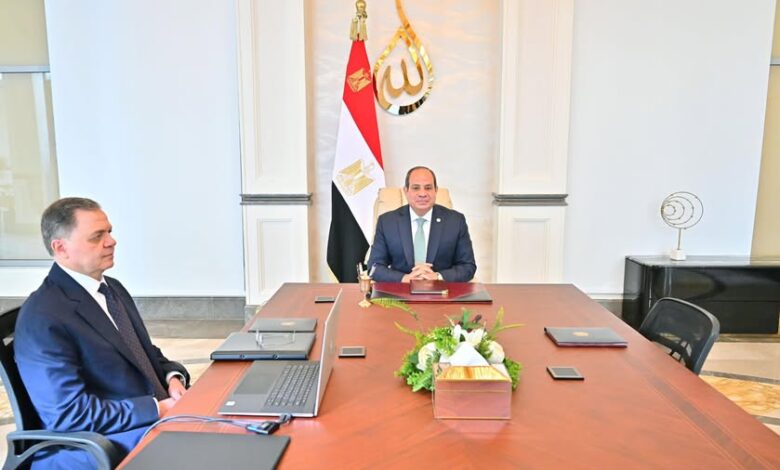 اجتماع الرئيس السيسي ووزير الداخلية