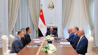 اجتماع الرئيس السيسي والدكتور مصطفى مدبولي