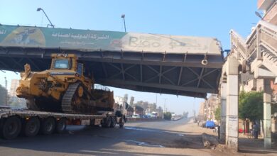 انهيار كوبري مشاه