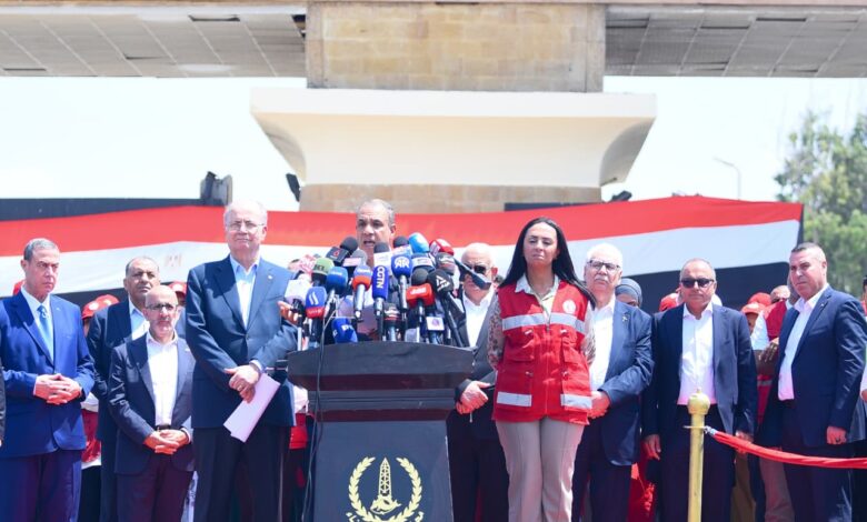 مؤتمر وزير الخارجية من أمام معبر رفح