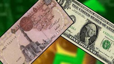 سعر الدولار مقابل الجنيه