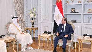 الرئيس السيسي ورئيس وزراء قطر