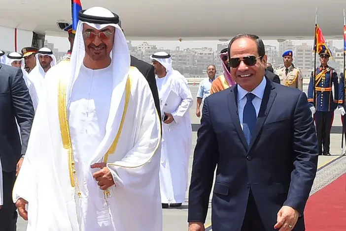 الرئيس السيسي وبن زايد