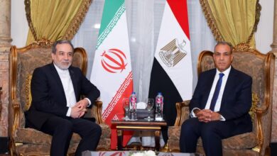 وزير الخارجية ونظيره الإيراني