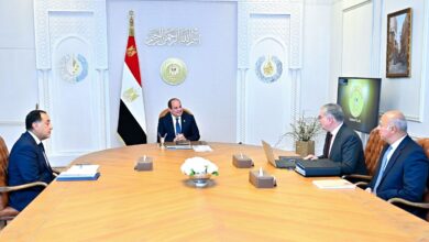 اجتماع الرئيس السيسي اليوم