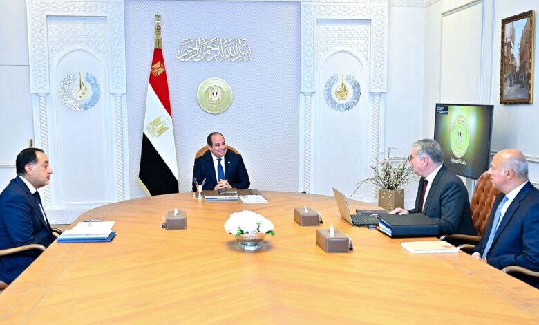 اجتماع الرئيس السيسي اليوم