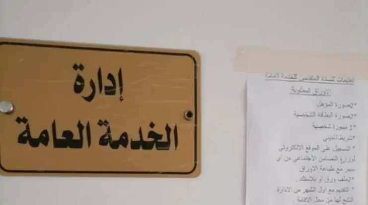 الخدمة العامة 2025