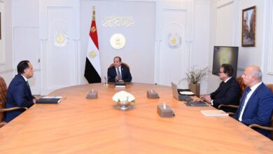 اجتماع الرئيس السيسي اليوم