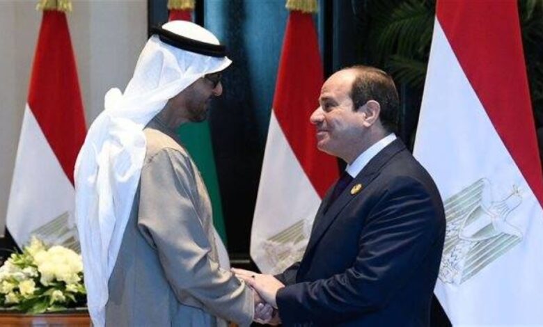 الرئيس السيسي يستقبل رئيس دولة الإمارات محمد بن زايد