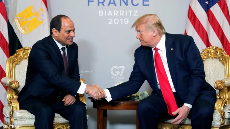 الرئيس السيسي وترامب