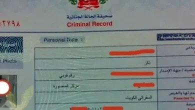 طرق استخراج الفيش الجنائي