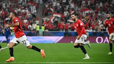 مباراة مصر والأردن في كأس العرب