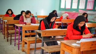 جدول امتحانات الصف الثالث الإعدادي بالجيزة والقاهرة