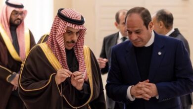 الرئيس السيسي ووزير الخارجية السعودي