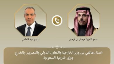 وزير الخارجية ونظيره السعودي