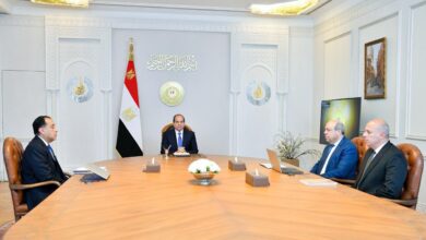 اجتماع الرئيس السيسي اليوم