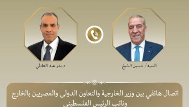 وزير الخارجية ونائب الرئيس الفلسطيني