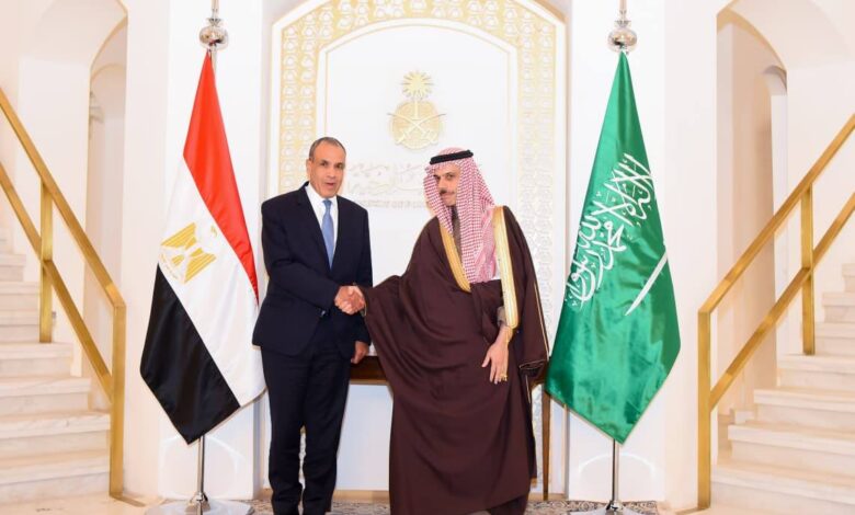 وزير الخارجية ونظيره السعودي