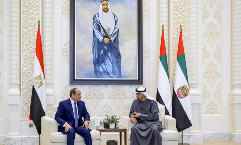 زيارة الرئيس السيسي للإمارات وقطر