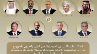 اتصالات مكثفة لوزير الخارجية