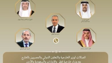 اتصالات مكثفة لوزير الخارجية