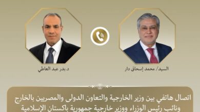 وزير الخارجية نظيره الباكستاني