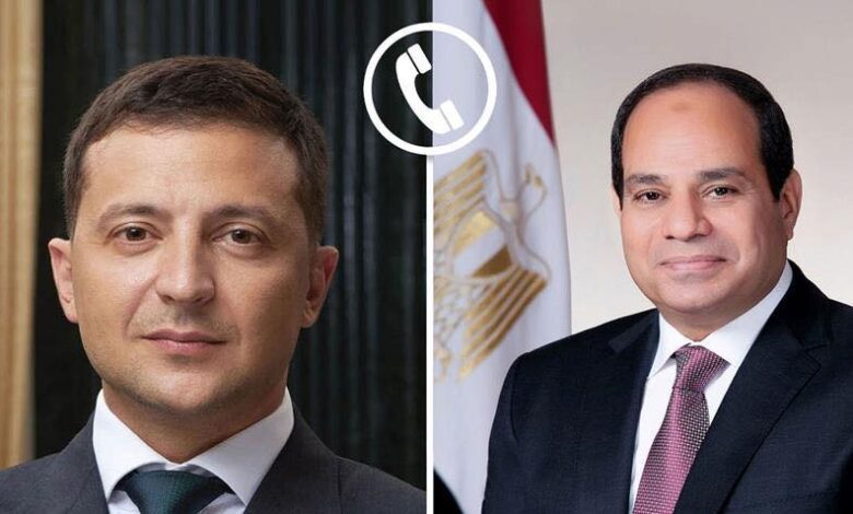 الرئيس السيسي ونظيره الأوكراني