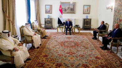 الرئيس السيسي يستقبل وزير خارجية الكويت