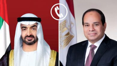 الرئيس السيسي وبن زايد
