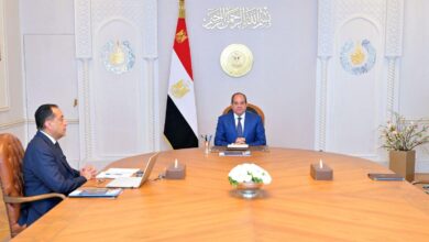 الرئيس السيسي ورئيس الوزراء