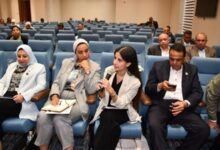 النائبة إيلاريا حارص خلال اجتماع لجنة الزراعة