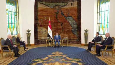 الرئيس السيسي ورؤساء المنظمة اليهودية الأمريكية