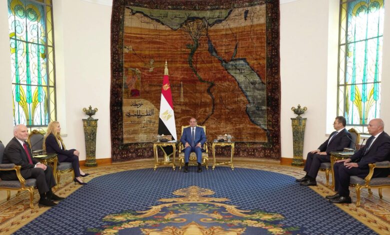 الرئيس السيسي ورؤساء المنظمة اليهودية الأمريكية