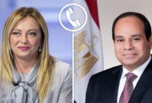 الرئيس السيسي ورئيسة وزراء إيطاليا