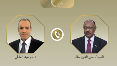 وزير الخارجية ونظيره السوداني