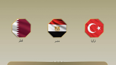 مصر وقطر وتركيا